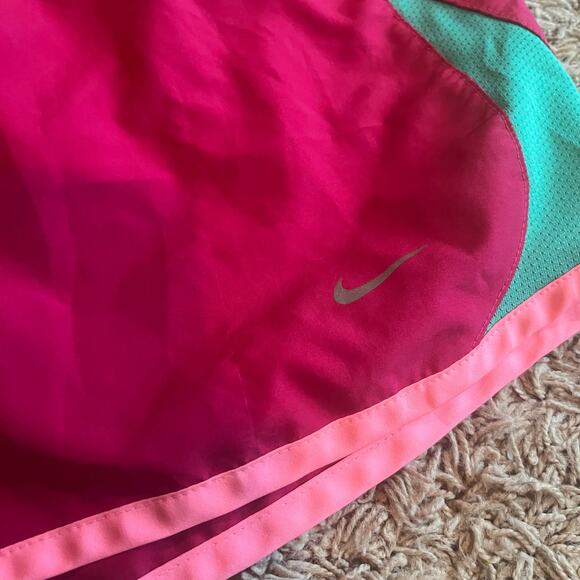 Nike Pink / Green Athletic Shorts Size Large - Picture 3 of 5